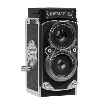 Cinemaflex Retro Digital Camera: Fun Camera with Hand-Crank Recording
