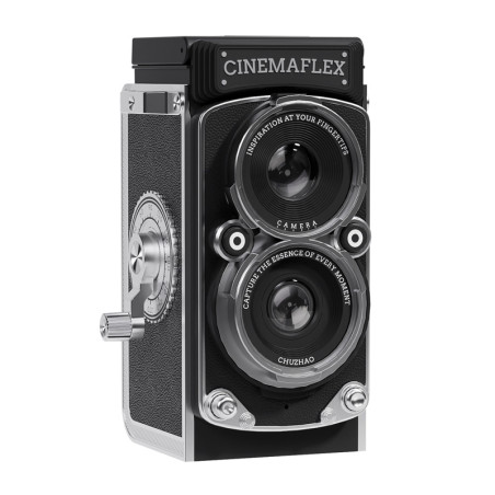 Cinemaflex Retro Digital Camera: Fun Camera with Hand-Crank Recording