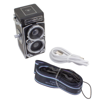 Cinemaflex Retro Digital Camera: Fun Camera with Hand-Crank Recording