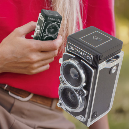 Cinemaflex Retro Digital Camera: Fun Camera with Hand-Crank Recording