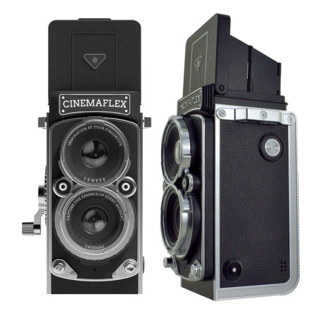 Cinemaflex Retro Digital Camera: Fun Camera with Hand-Crank Recording