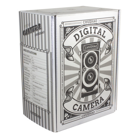Cinemaflex Retro Digital Camera: Fun Camera with Hand-Crank Recording