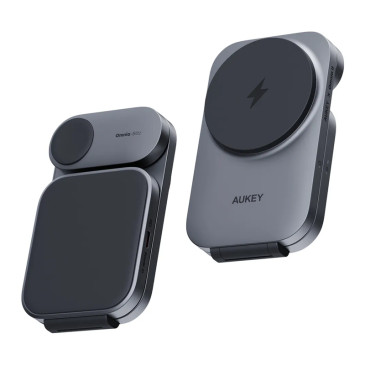 Aukey qi2 Foldable 3-in-1 Magnetic Ultra Fast Wireless Charger